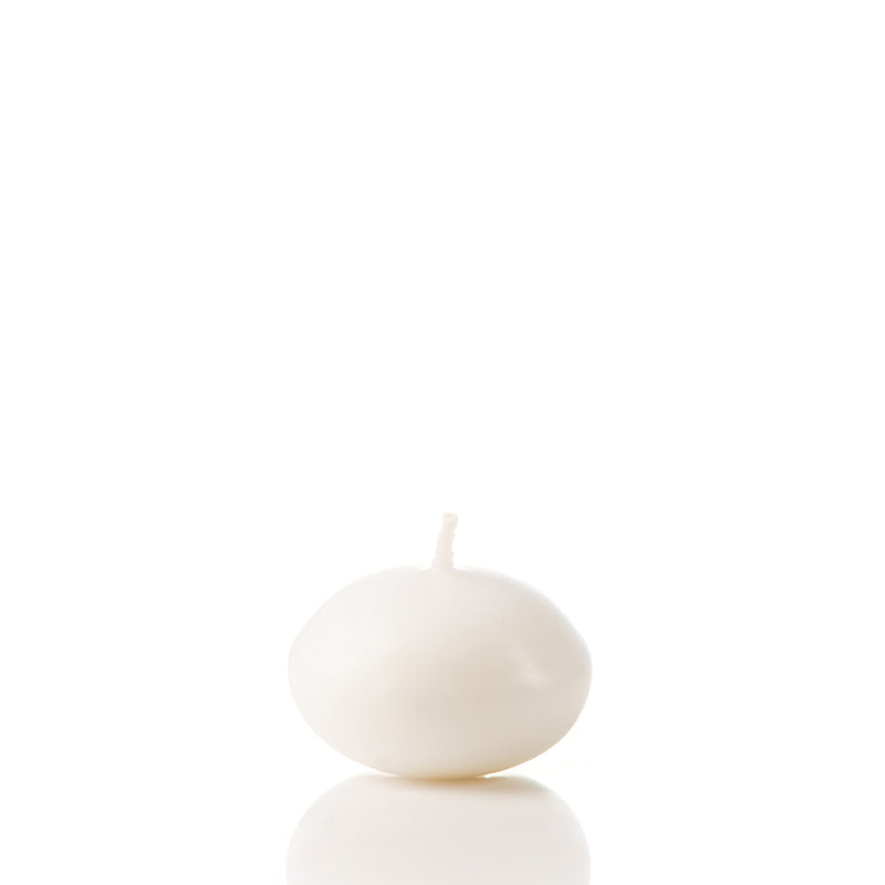 Bougies flottantes blanches - 8h Ø80/30 mm x8 - Les Bougies de France