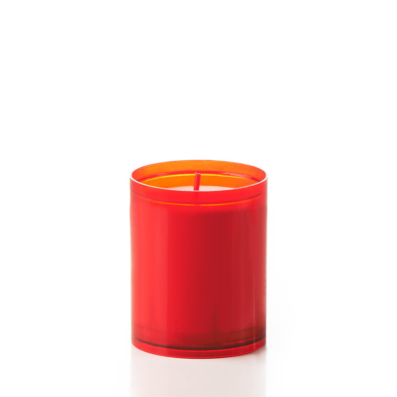 Bougies veilleuses rouges - 20h Ø52/65 mm (x192)