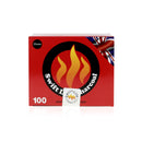 Braise 100 pains 33mm (x100) - Les Bougies de France