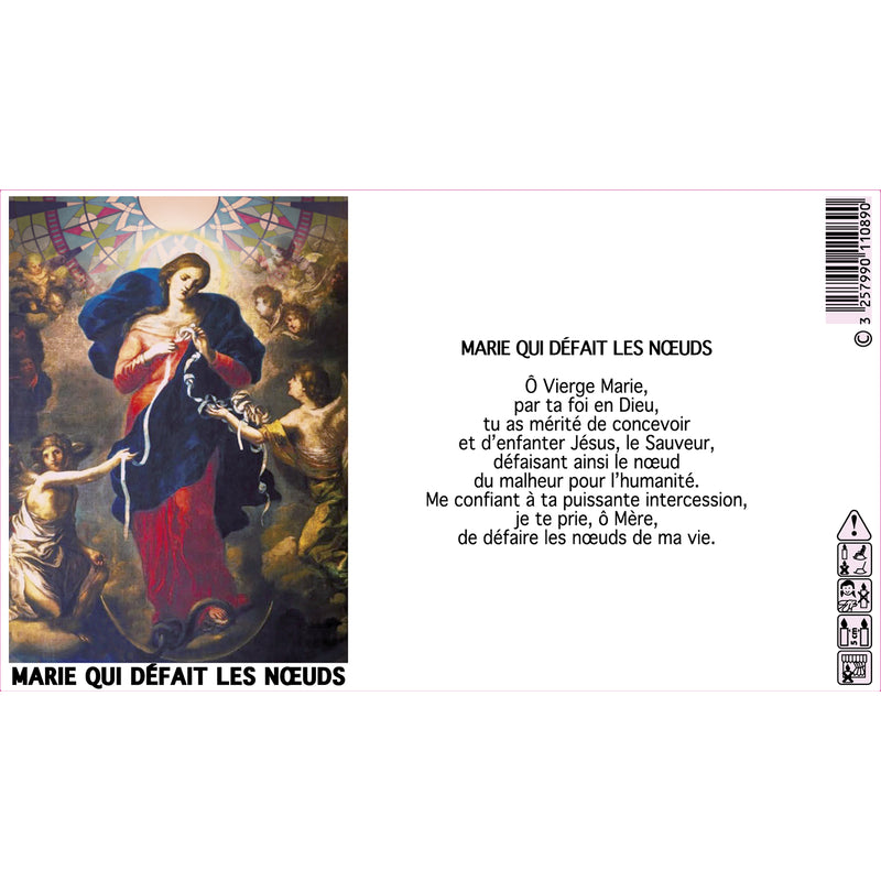 Bougies neuvaines avec effigies - 216h Ø60/180 mm (x1) - Les Bougies de France