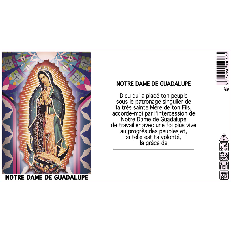 Bougies neuvaines avec effigies - 216h Ø60/180 mm (x1) - Les Bougies de France