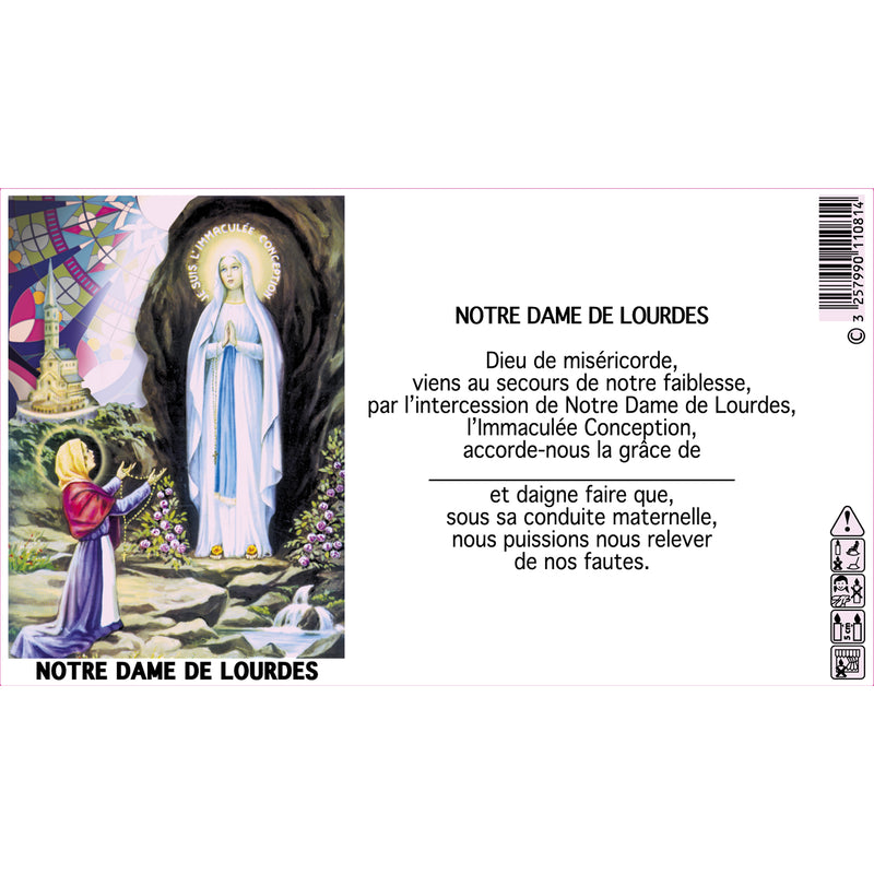 Bougies neuvaines avec effigies - 216h Ø60/180 mm (x1) - Les Bougies de France