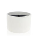 Pot torches en terre cuite blanc - 11h Ø138/82 mm (x4) - Les Bougies de France