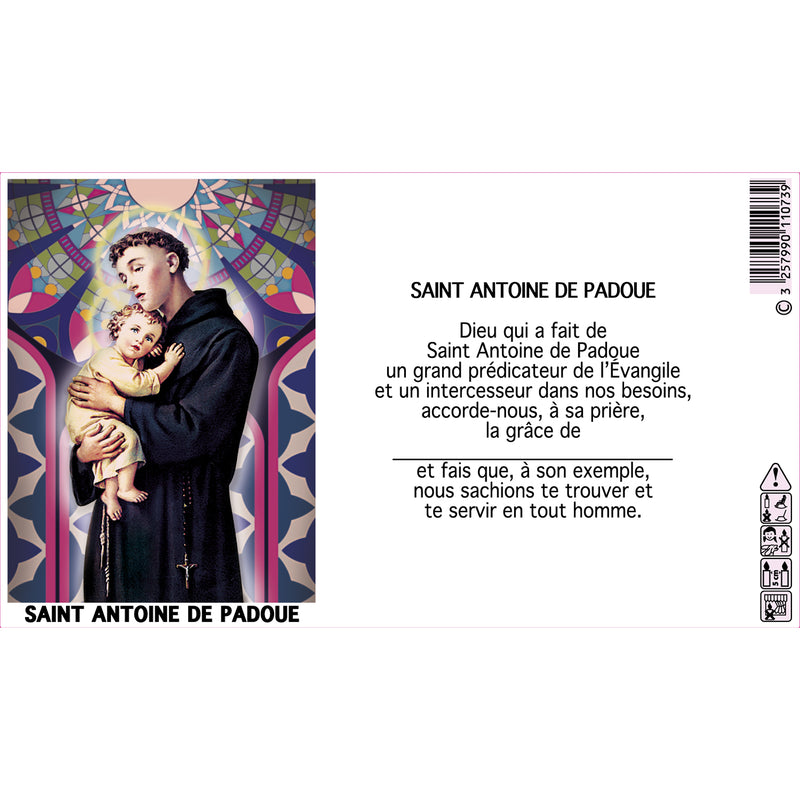 Bougies neuvaines avec effigies - 216h Ø60/180 mm (x1) - Les Bougies de France