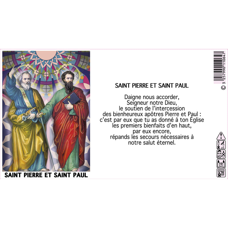 Bougies neuvaines avec effigies - 216h Ø60/180 mm (x1) - Les Bougies de France