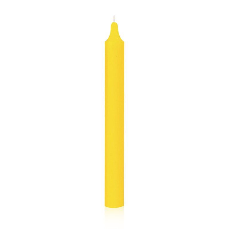 Bougie teintée masse 7h x132 jaune vif