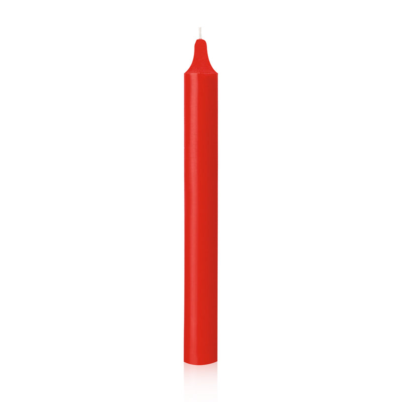 Bougie teintée masse 7h x132 rouge